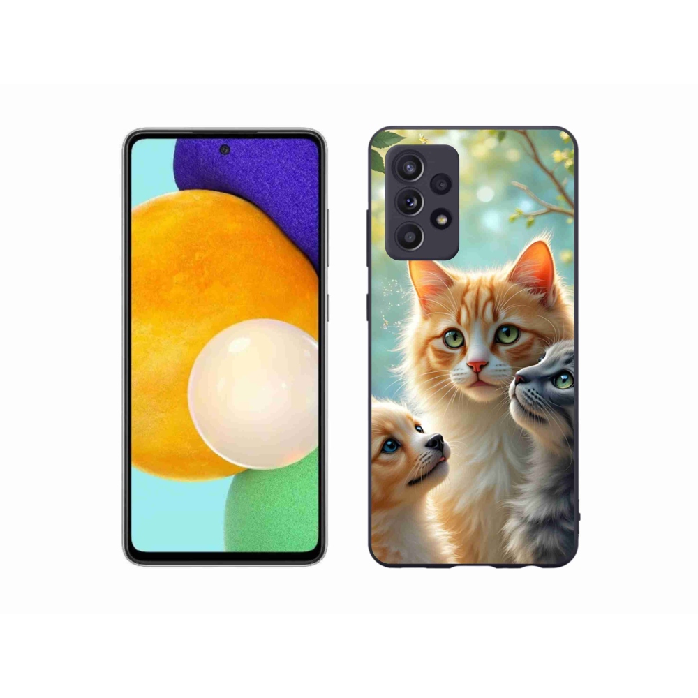 Gélový kryt mmCase na Samsung Galaxy A52/A52 5G - zvieracie priateľstvo 2