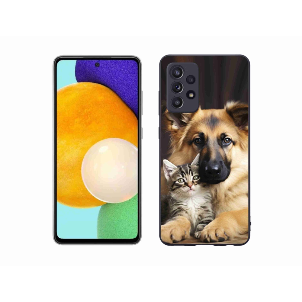 Gélový kryt mmCase na Samsung Galaxy A52/A52 5G - zvieracie priateľstvo