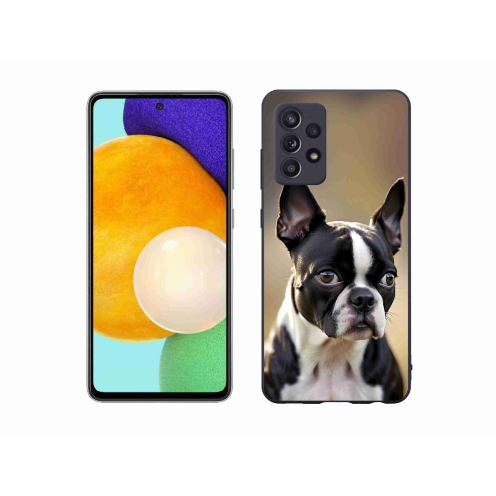 Gélový kryt mmCase na Samsung Galaxy A52s 5G - bostonský teriér