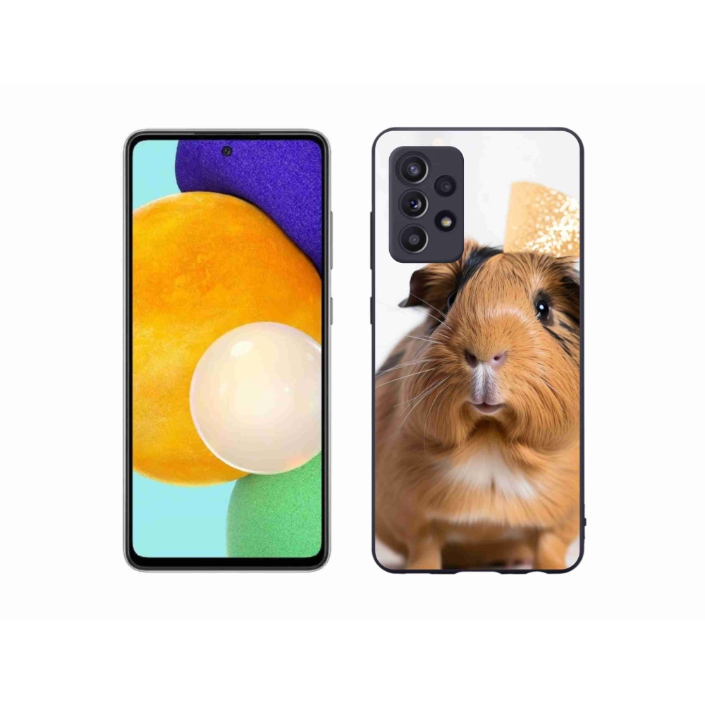 Gélový kryt mmCase na Samsung Galaxy A52s 5G - hnedé morča