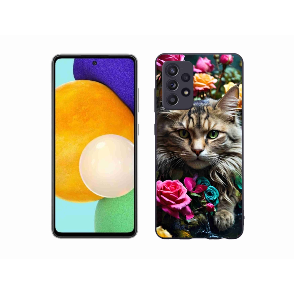 Gélový kryt mmCase na Samsung Galaxy A52s 5G - mačacie pohľad 2
