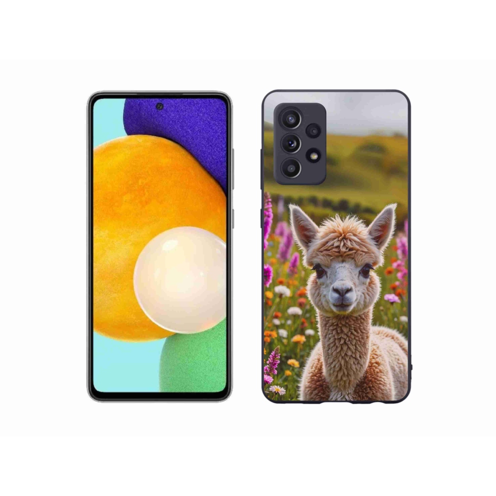 Gélový kryt mmCase na Samsung Galaxy A52s 5G - lama na lúke