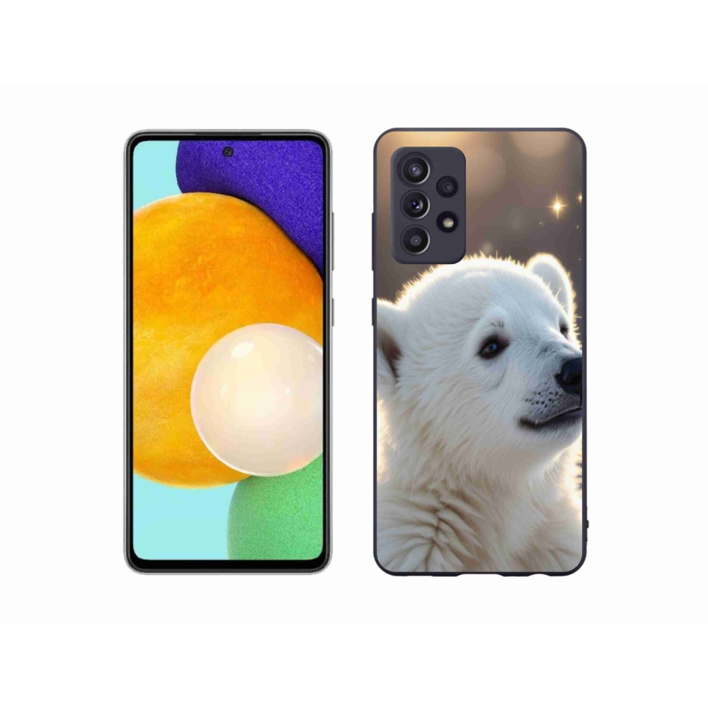 Gélový kryt mmCase na Samsung Galaxy A52s 5G - ľadový medveď