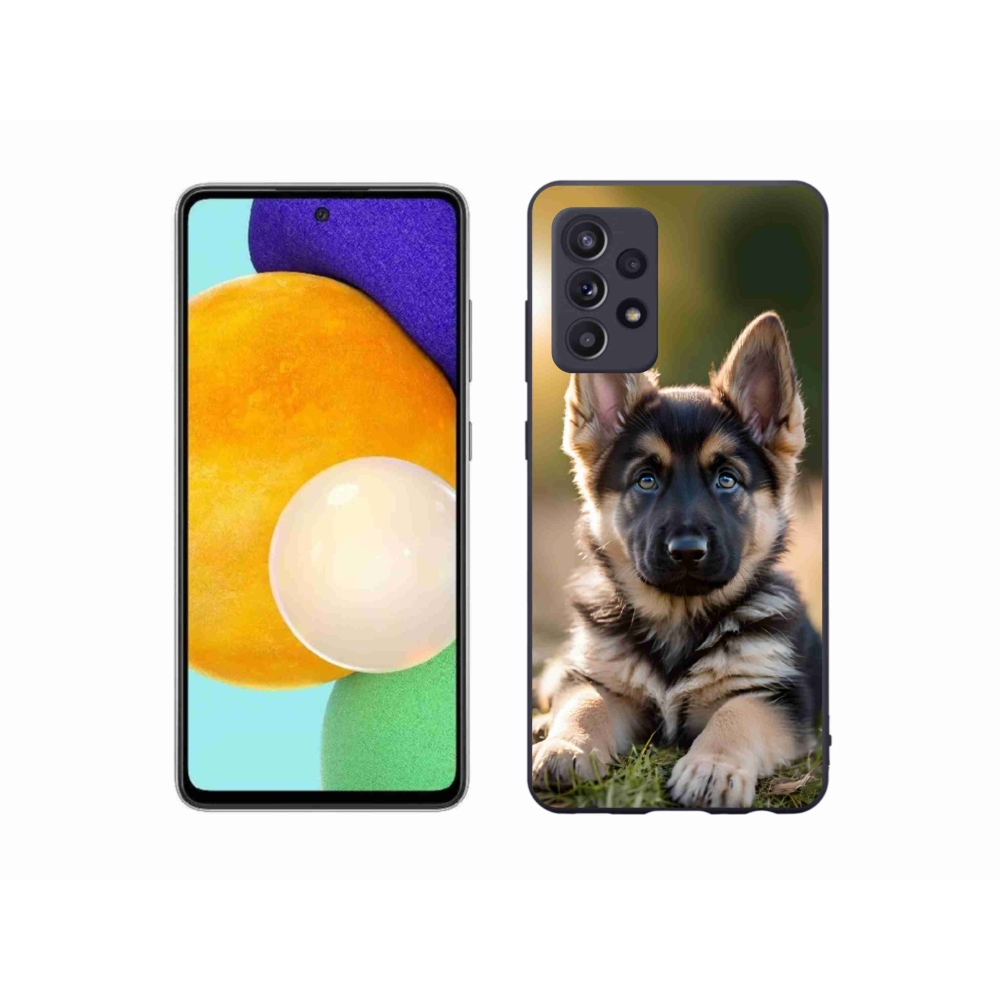 Gélový kryt mmCase na Samsung Galaxy A52s 5G - nemecký ovčiak v prírode