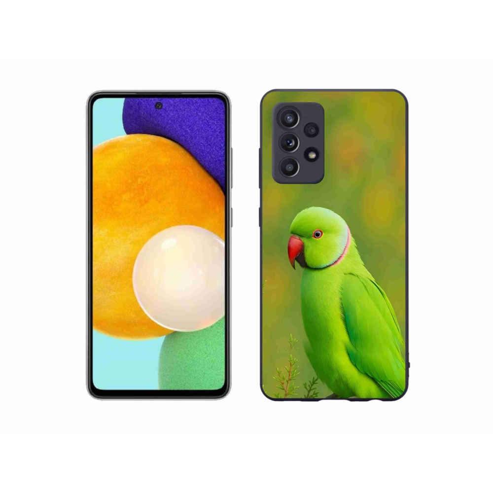 Gélový kryt mmCase na Samsung Galaxy A52s 5G - papagáj alexander 2