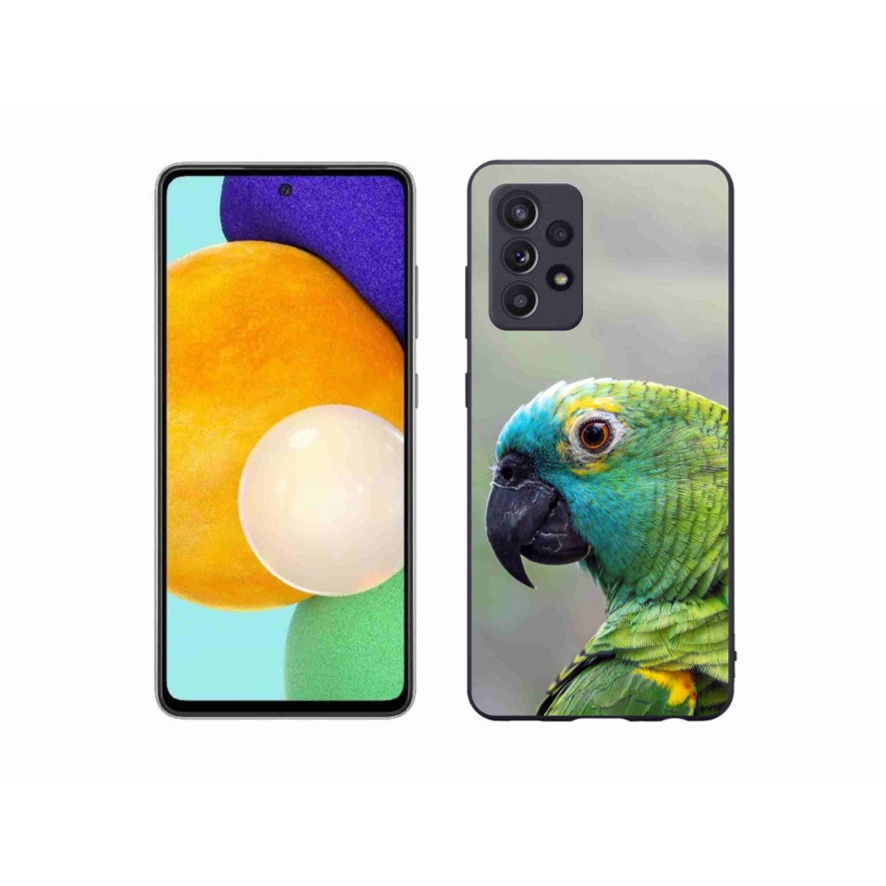Gélový kryt mmCase na Samsung Galaxy A52s 5G - papagáj amazoňan