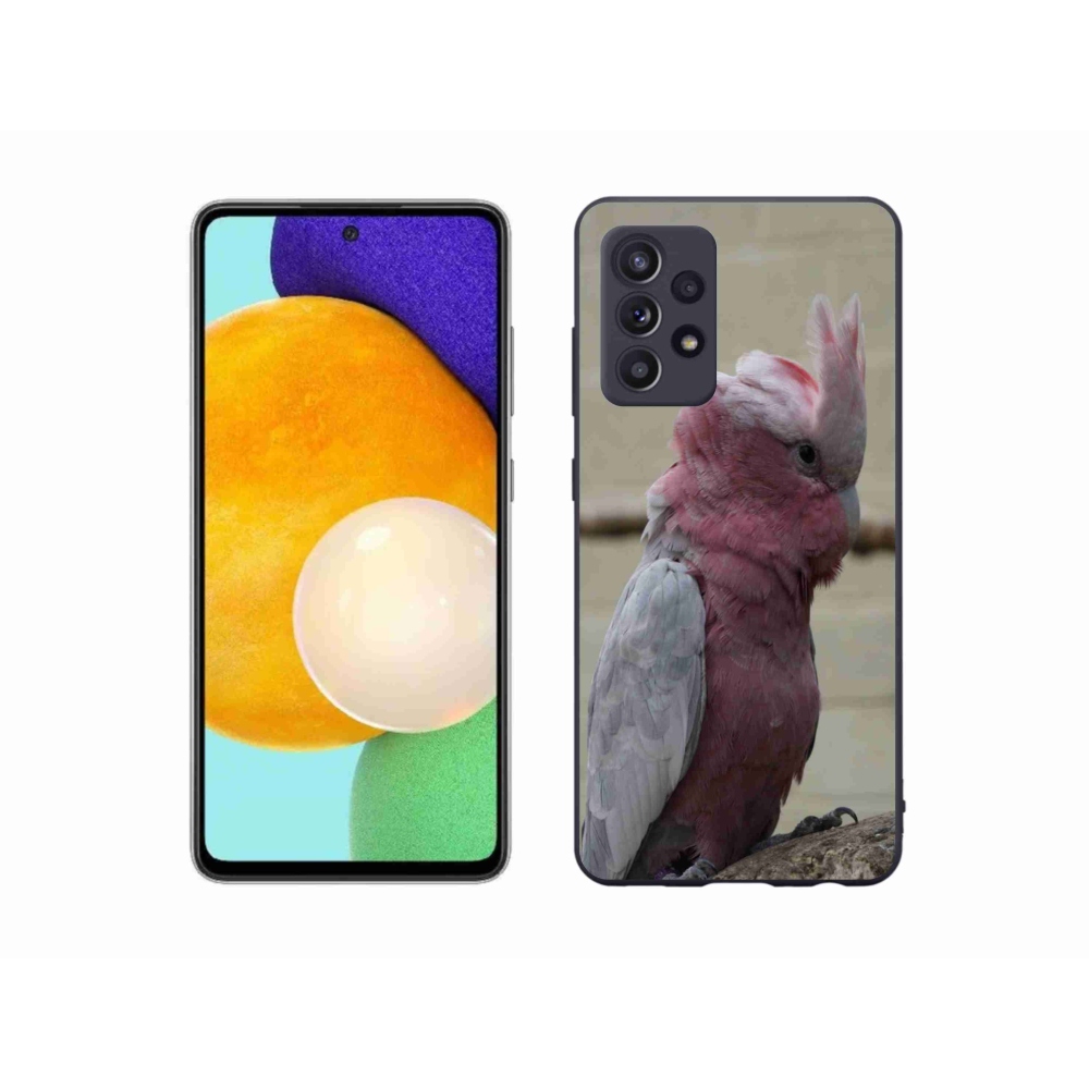 Gélový kryt mmCase na Samsung Galaxy A52s 5G - papagáj kakadu ružový
