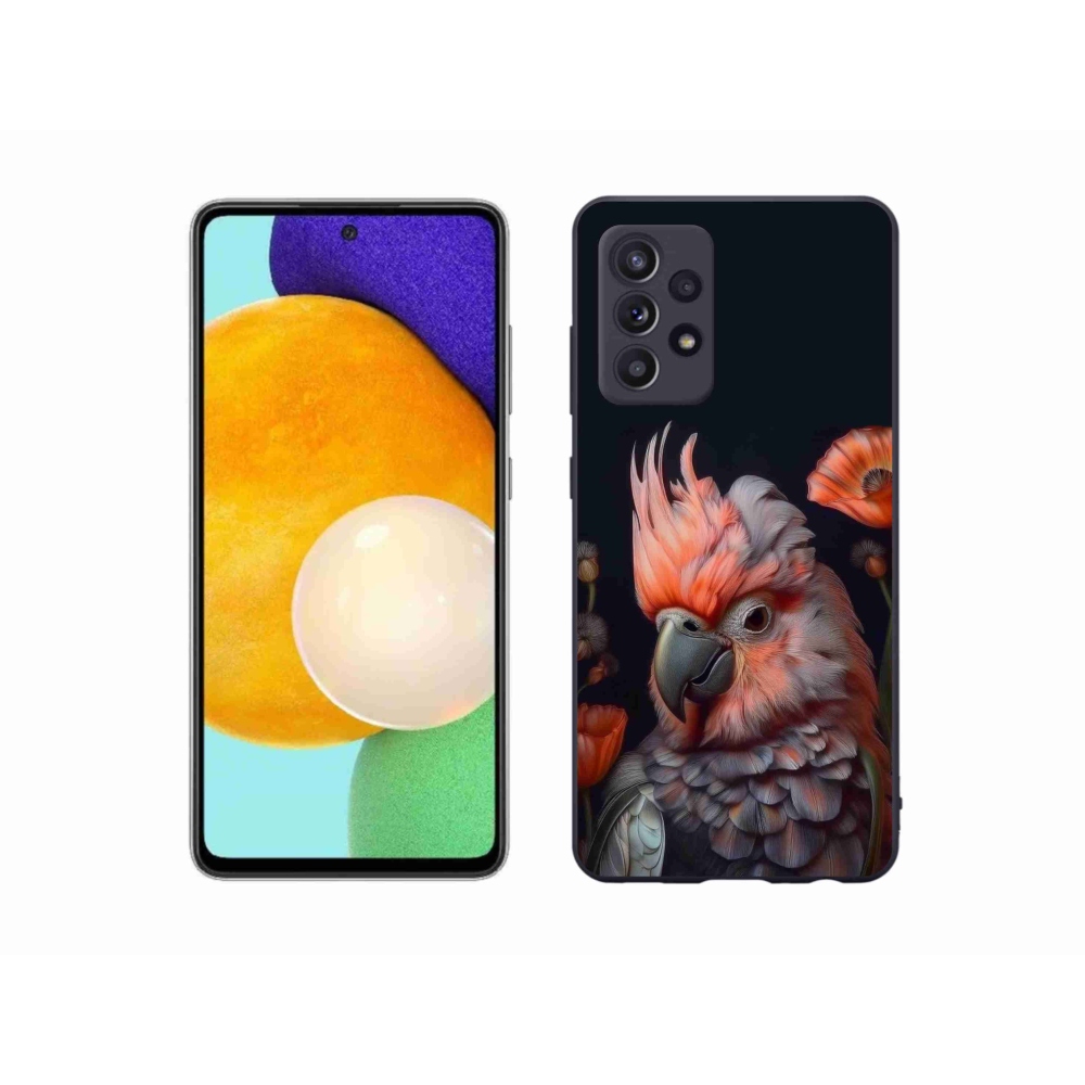 Gélový kryt mmCase na Samsung Galaxy A52s 5G - papagáj kakadu vo farbách