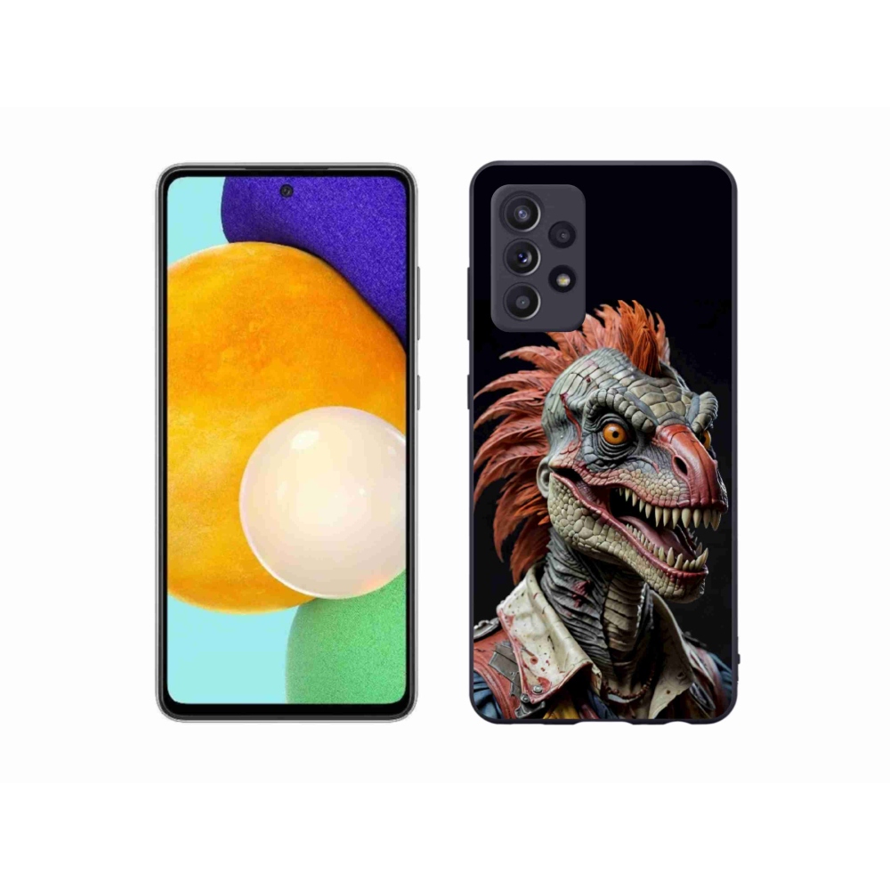 Gélový kryt mmCase na Samsung Galaxy A52s 5G - punk dinosaurus