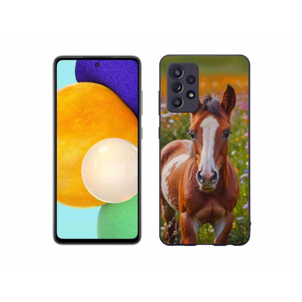 Gélový kryt mmCase na Samsung Galaxy A52s 5G - roztomilé žriebä