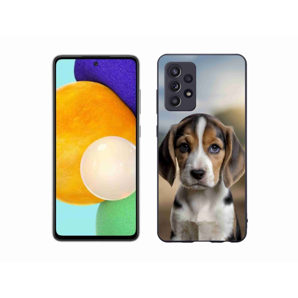 Gélový kryt mmCase na Samsung Galaxy A52s 5G - roztomilý bígl