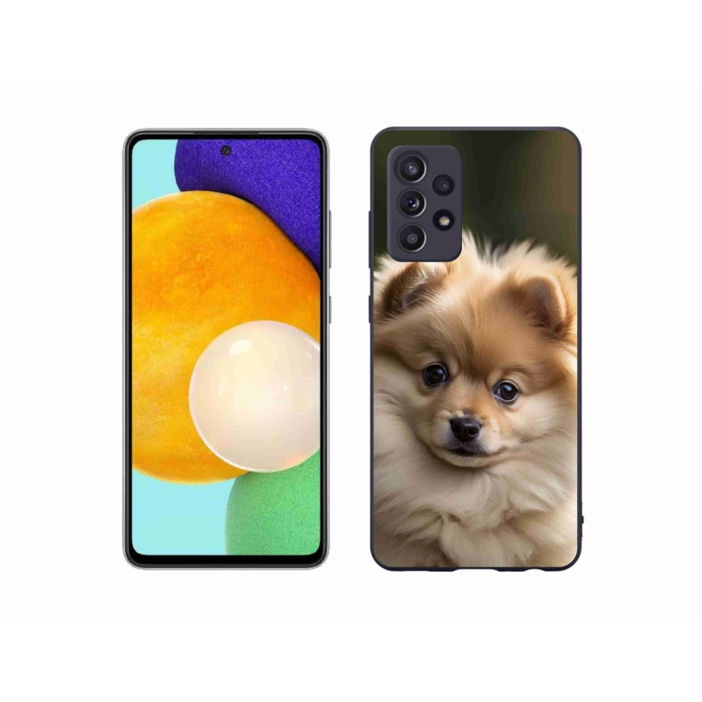 Gélový kryt mmCase na Samsung Galaxy A52s 5G - roztomilý pomeranian 2