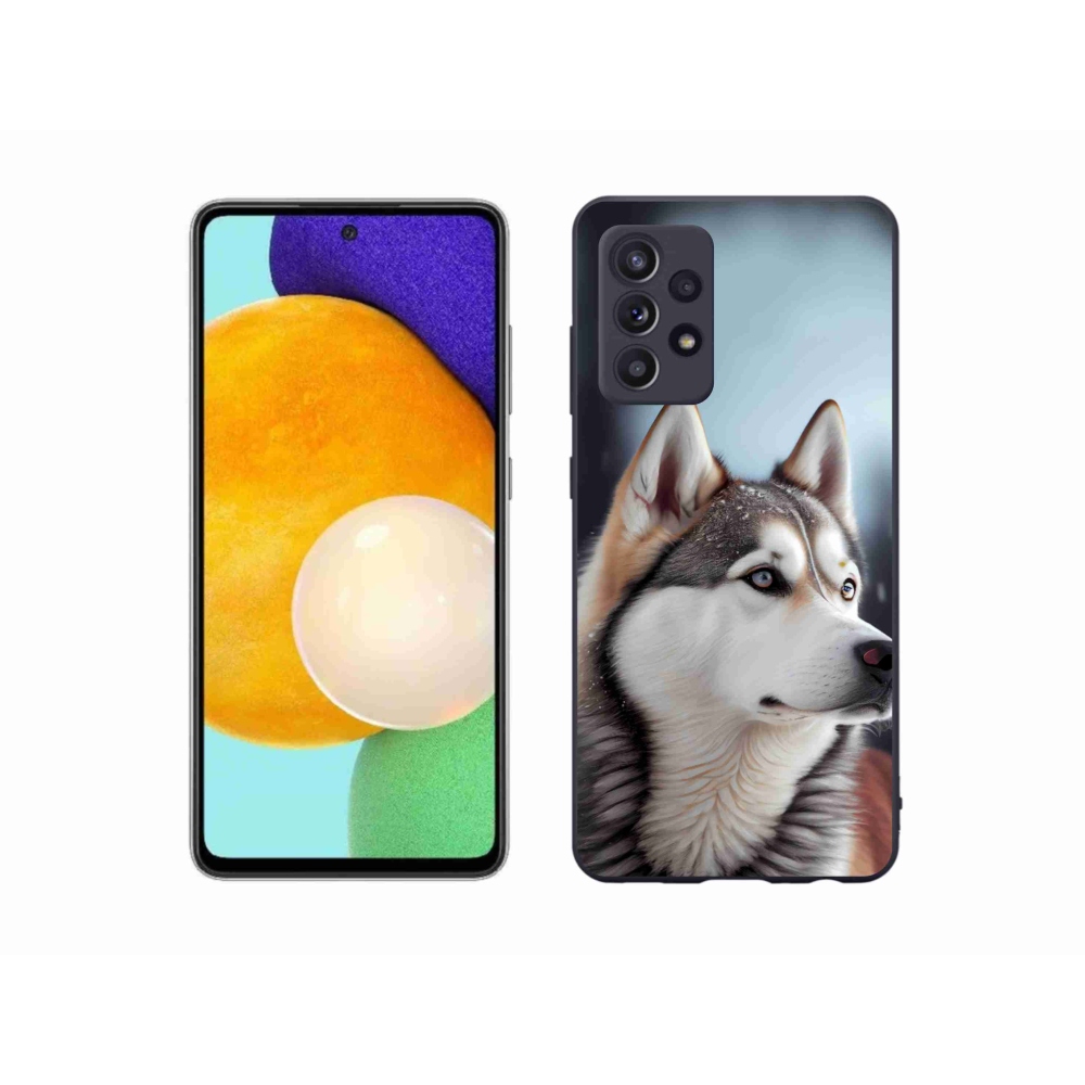 Gélový kryt mmCase na Samsung Galaxy A52s 5G - sibírsky husky