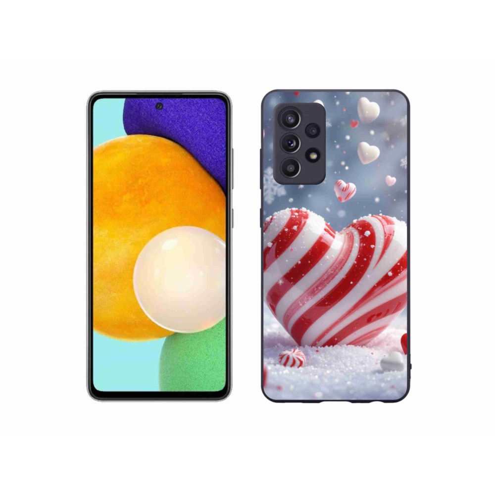 Gélový kryt mmCase na Samsung Galaxy A52s 5G - sladké srdce