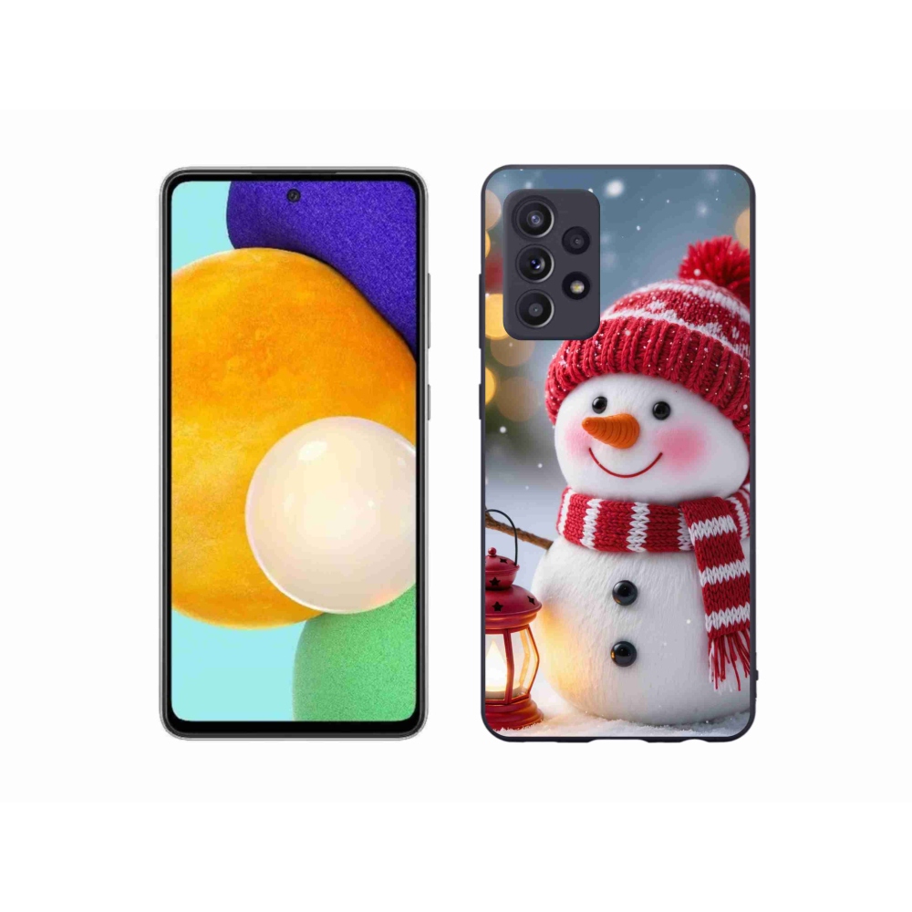 Gélový kryt mmCase na Samsung Galaxy A52s 5G - snehuliak 2