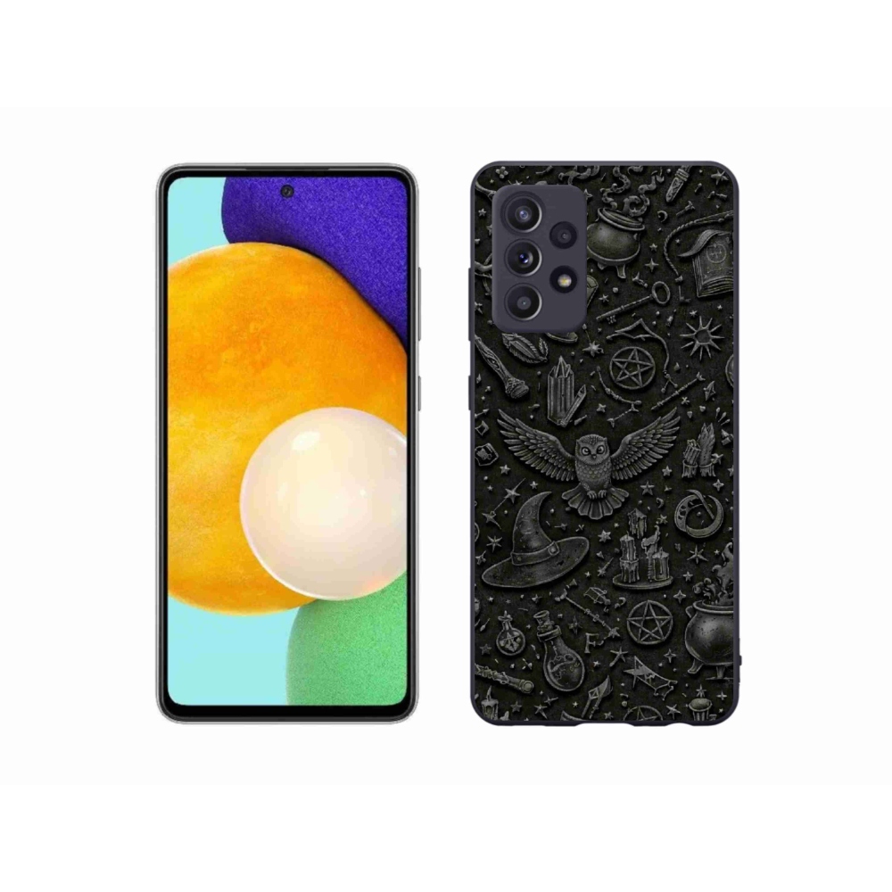 Gélový kryt mmCase na Samsung Galaxy A52s 5G - tmavý magický svet