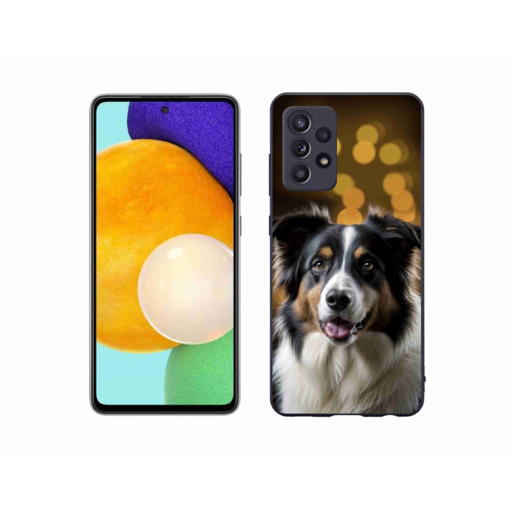 Gélový kryt mmCase na Samsung Galaxy A52s 5G - usmievavý austrálsky ovčiak
