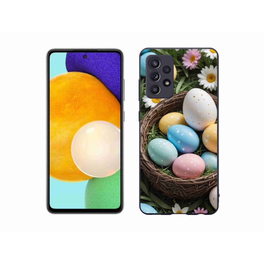 Gélový kryt mmCase na Samsung Galaxy A52s 5G - veľkonočné vajíčka 2