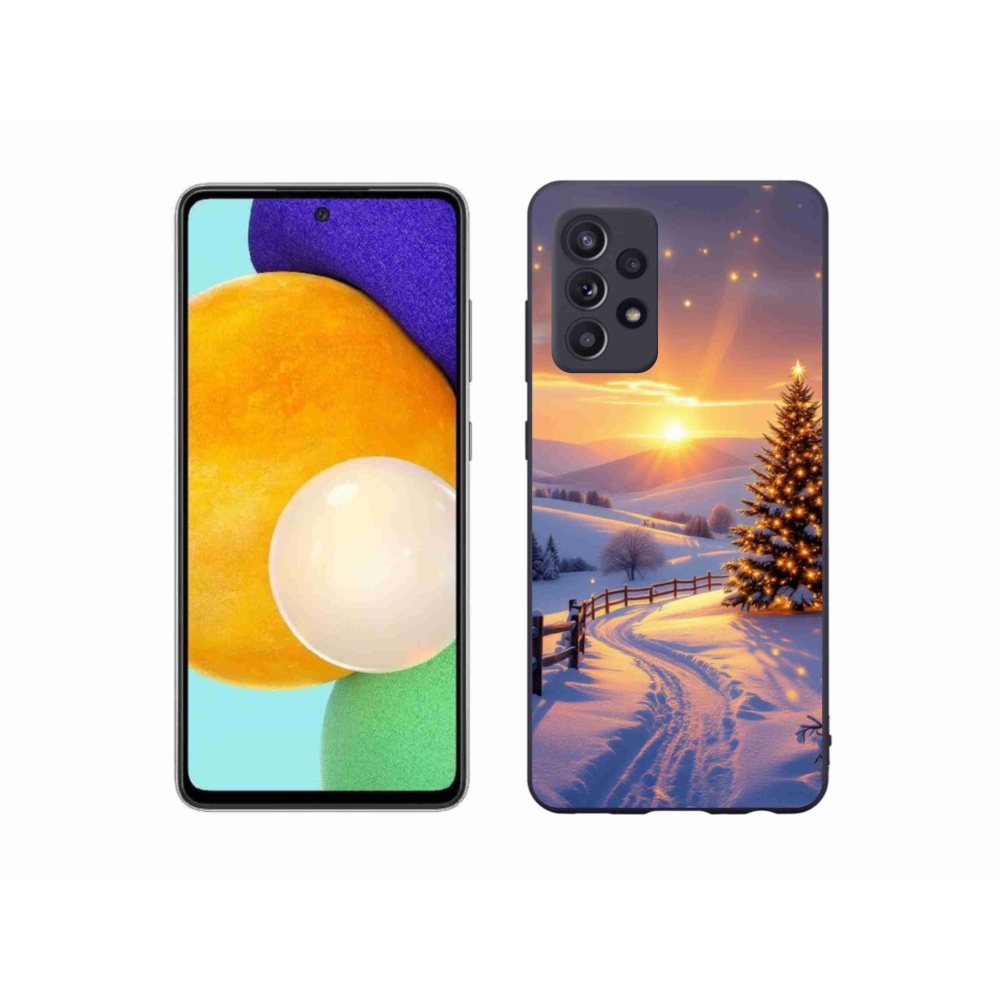Gélový kryt mmCase na Samsung Galaxy A52s 5G - zimná krajina