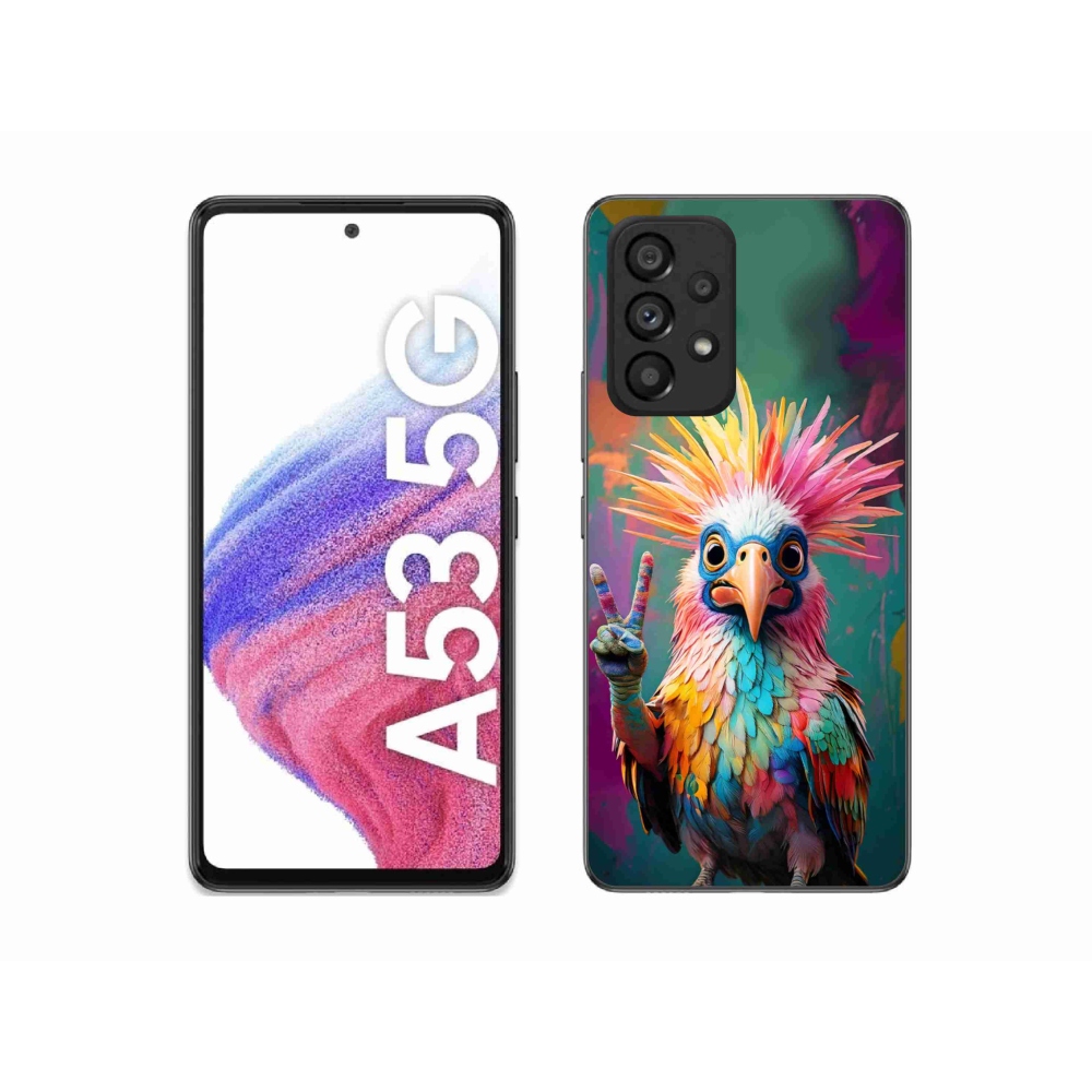 Gélový kryt mmCase na Samsung Galaxy A53 5G - farebný rebel
