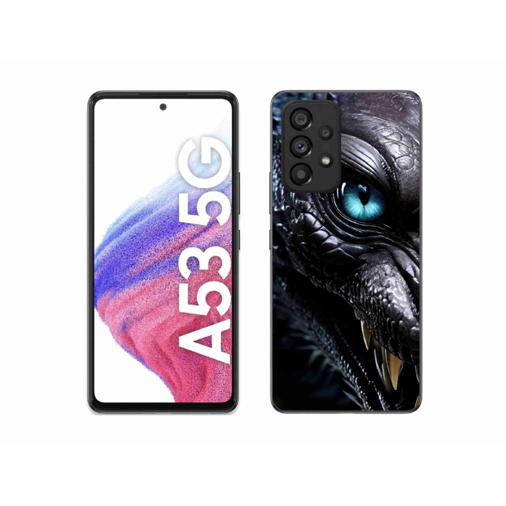 Gélový kryt mmCase na Samsung Galaxy A53 5G - dračí pohľad