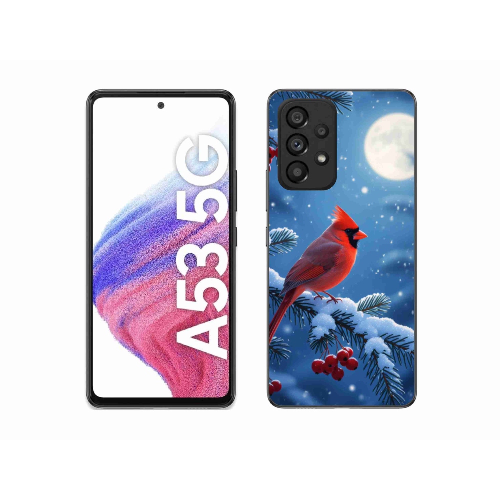 Gélový kryt mmCase na Samsung Galaxy A53 5G - kardinál červený
