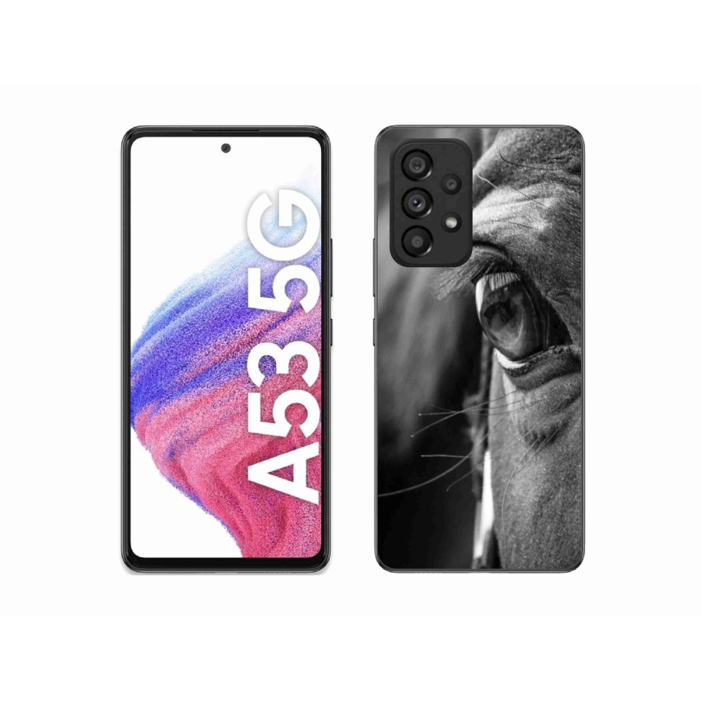 Gélový kryt mmCase na Samsung Galaxy A53 5G - konský pohľad