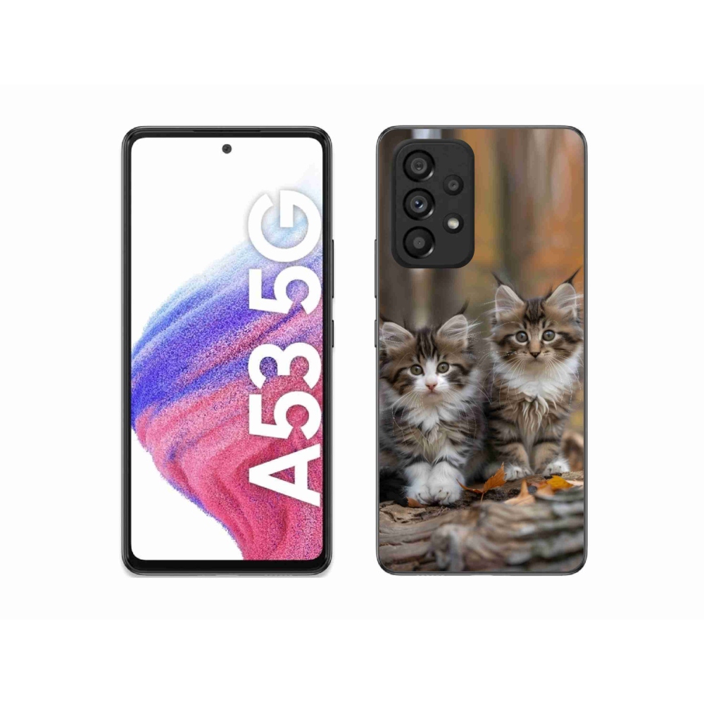 Gélový kryt mmCase na Samsung Galaxy A53 5G - mačacie duo 3