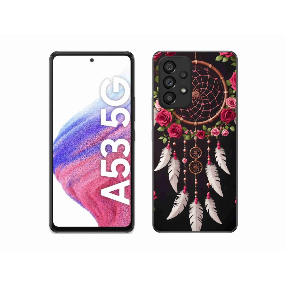 Gélový kryt mmCase na Samsung Galaxy A53 5G - lapač snov s ružami