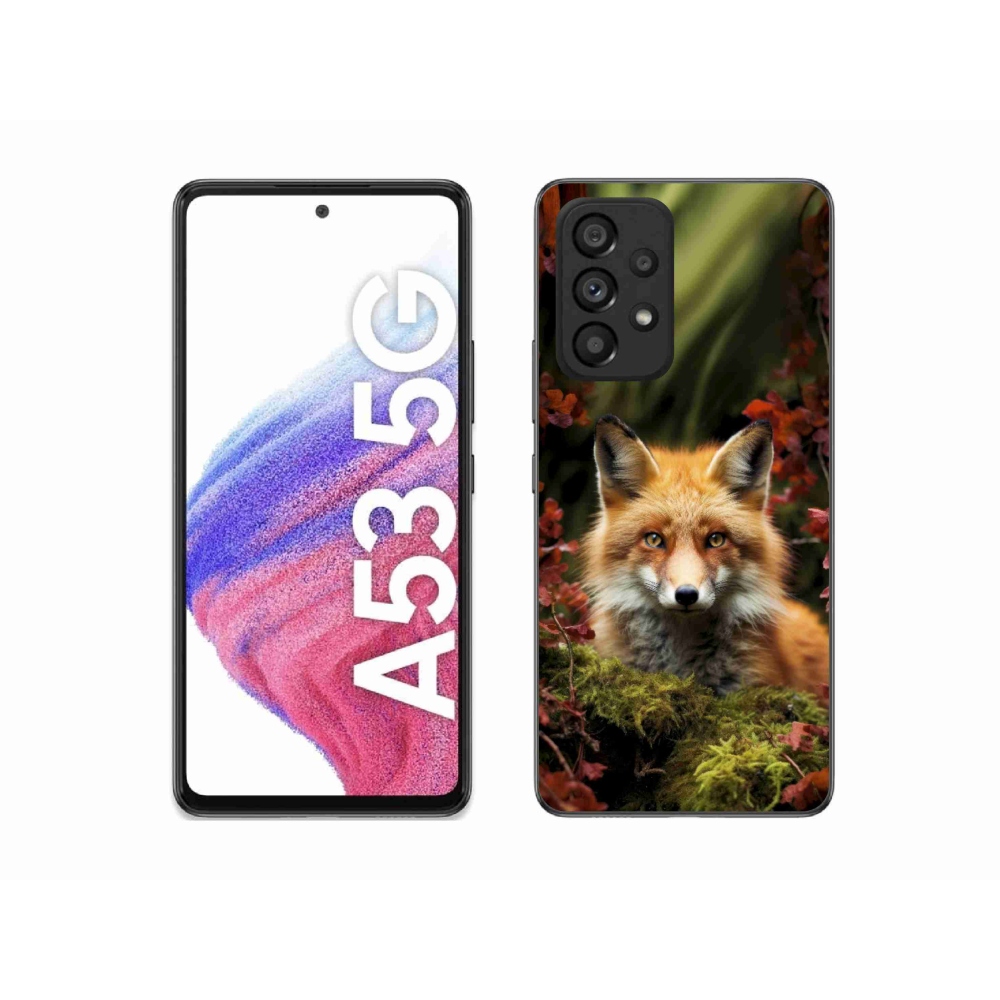 Gélový kryt mmCase na Samsung Galaxy A53 5G - líška v lese