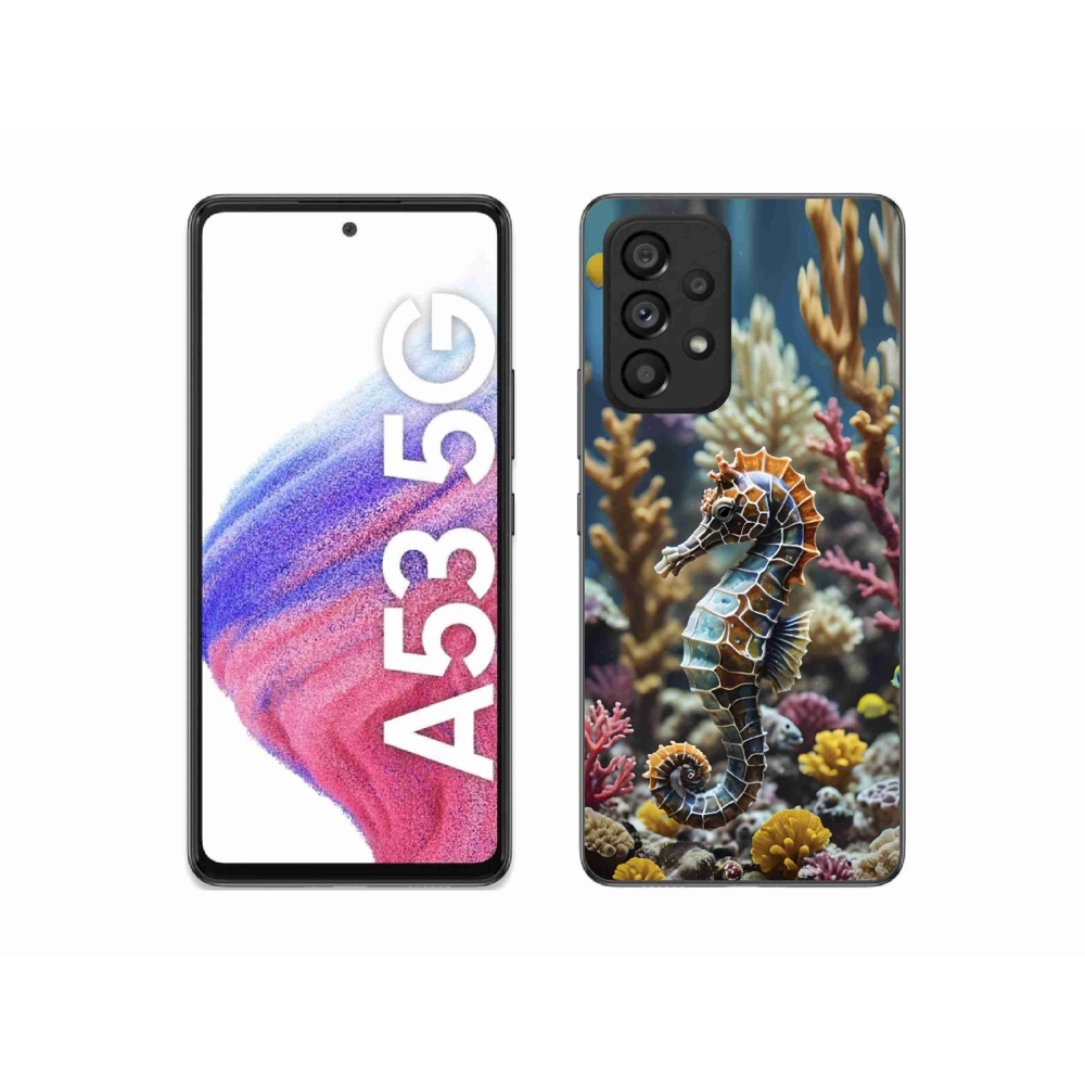 Gélový kryt mmCase na Samsung Galaxy A53 5G - morský koník 2