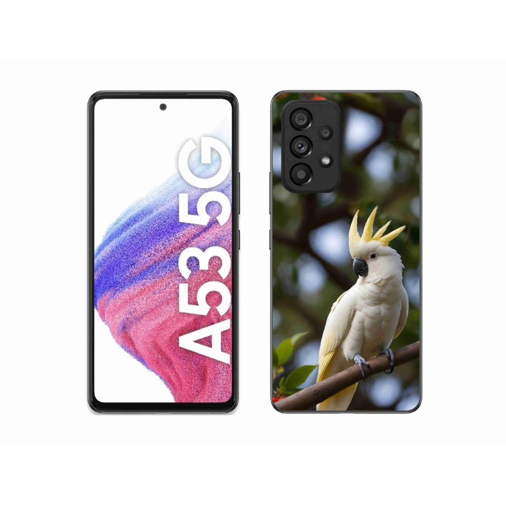 Gélový kryt mmCase na Samsung Galaxy A53 5G - papagáj kakadu 3