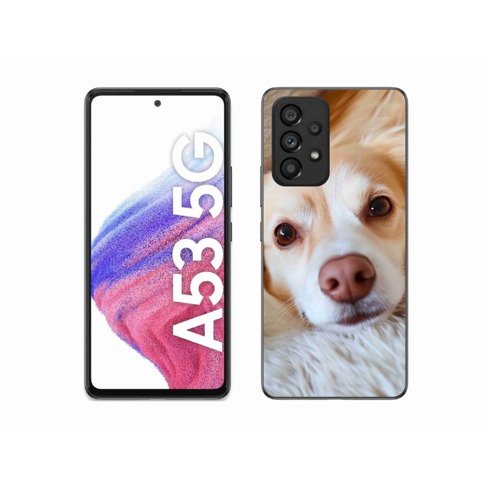 Gélový kryt mmCase na Samsung Galaxy A53 5G - Roztomilá čivava