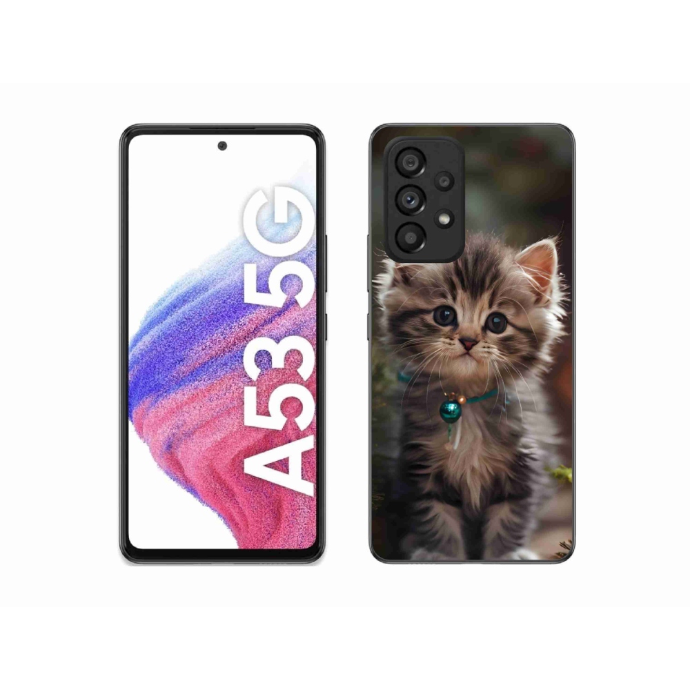 Gélový kryt mmCase na Samsung Galaxy A53 5G - roztomilé mačiatko 11