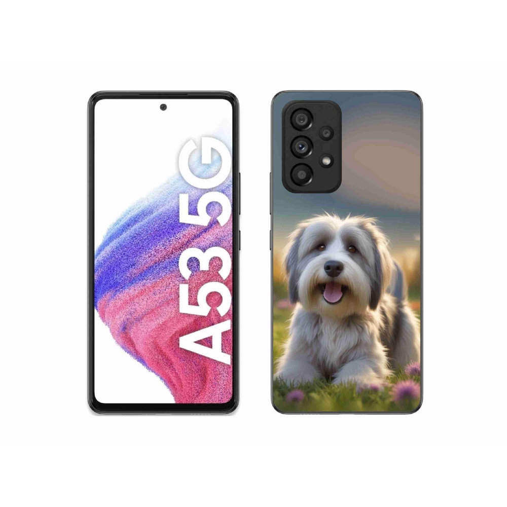 Gélový kryt mmCase na Samsung Galaxy A53 5G - roztomilý havanský psík