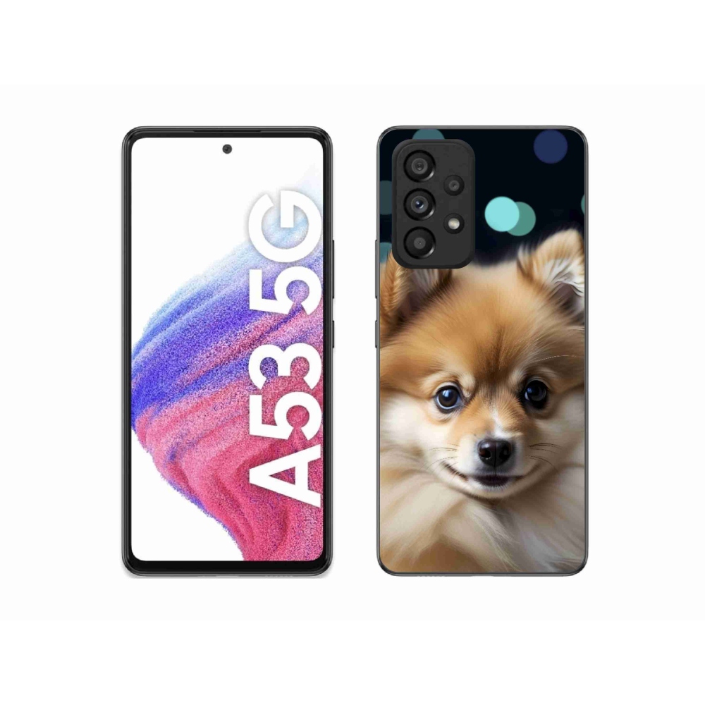 Gélový kryt mmCase na Samsung Galaxy A53 5G - roztomilý pomeranian