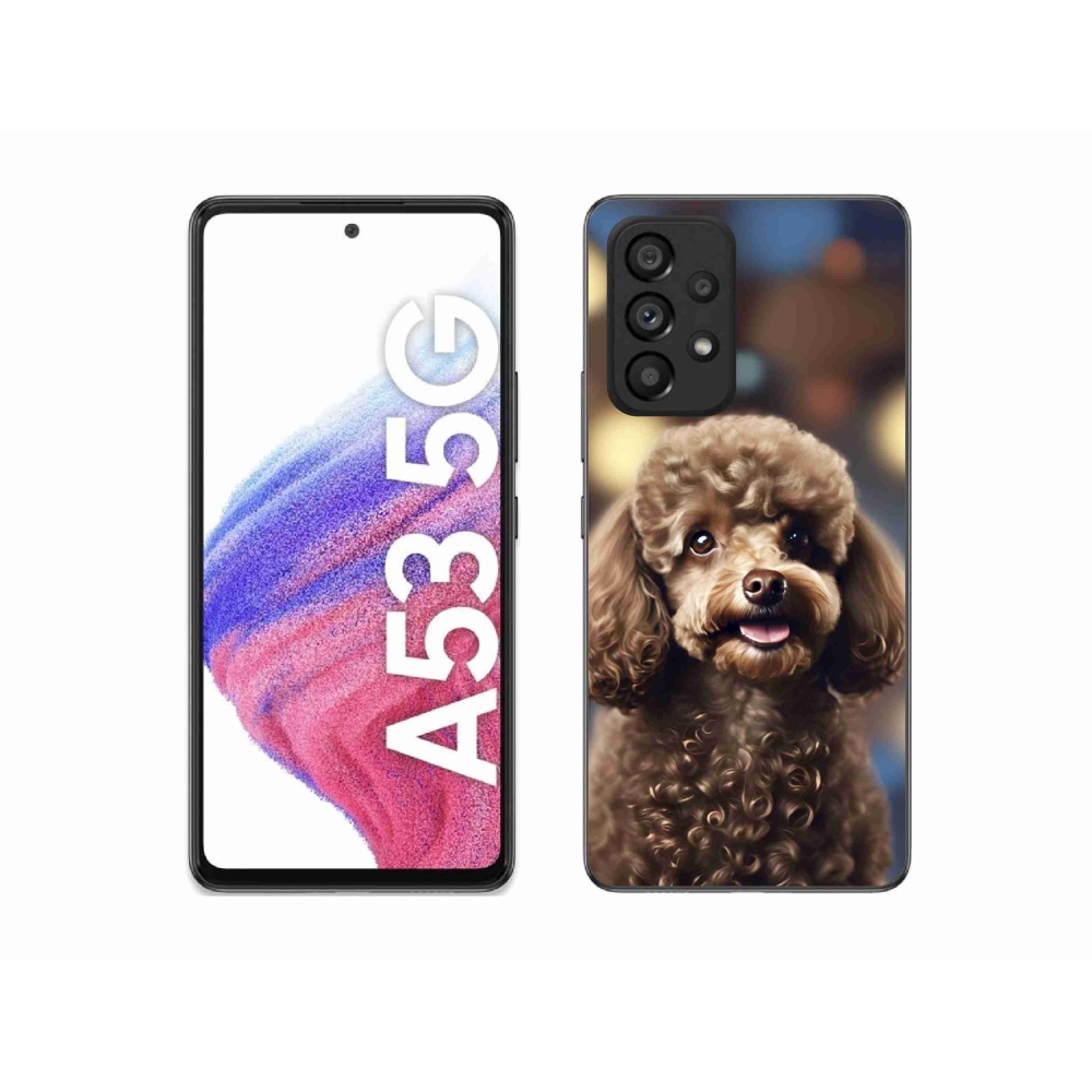 Gélový kryt mmCase na Samsung Galaxy A53 5G - roztomilý pudel