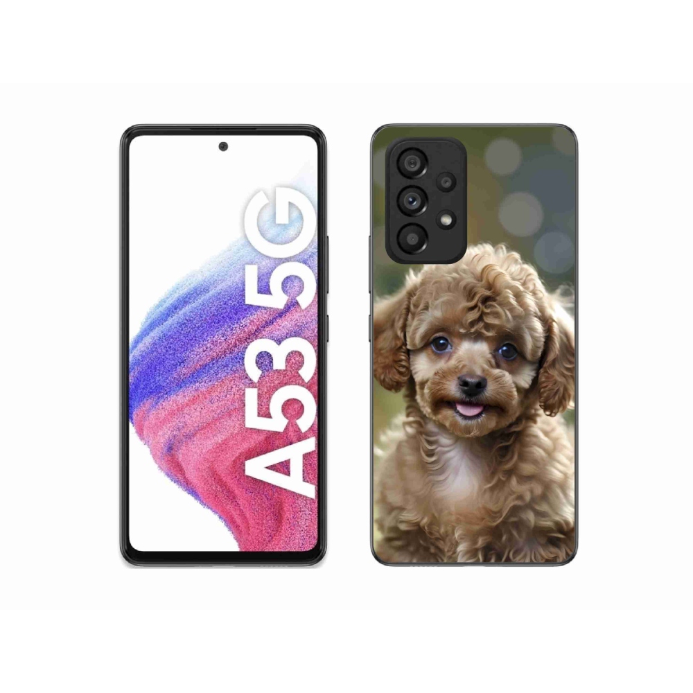Gélový kryt mmCase na Samsung Galaxy A53 5G - roztomilý pudel