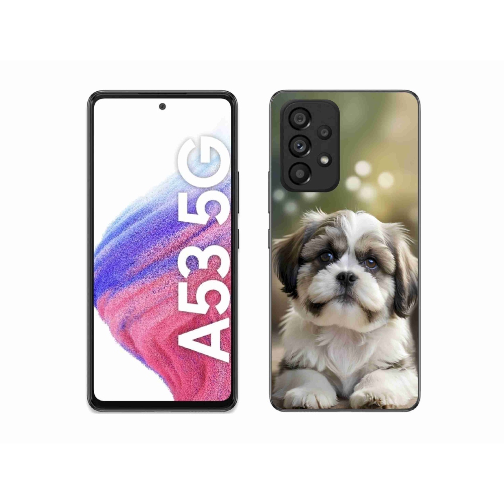 Gélový kryt mmCase na Samsung Galaxy A53 5G - roztomilý shih-tzu