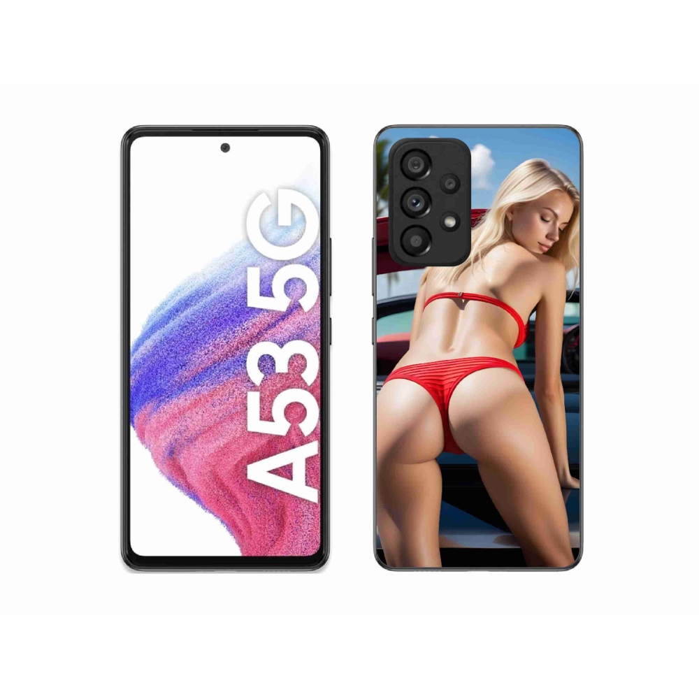 Gélový kryt mmCase Samsung Galaxy A53 5G - sexy žena 2