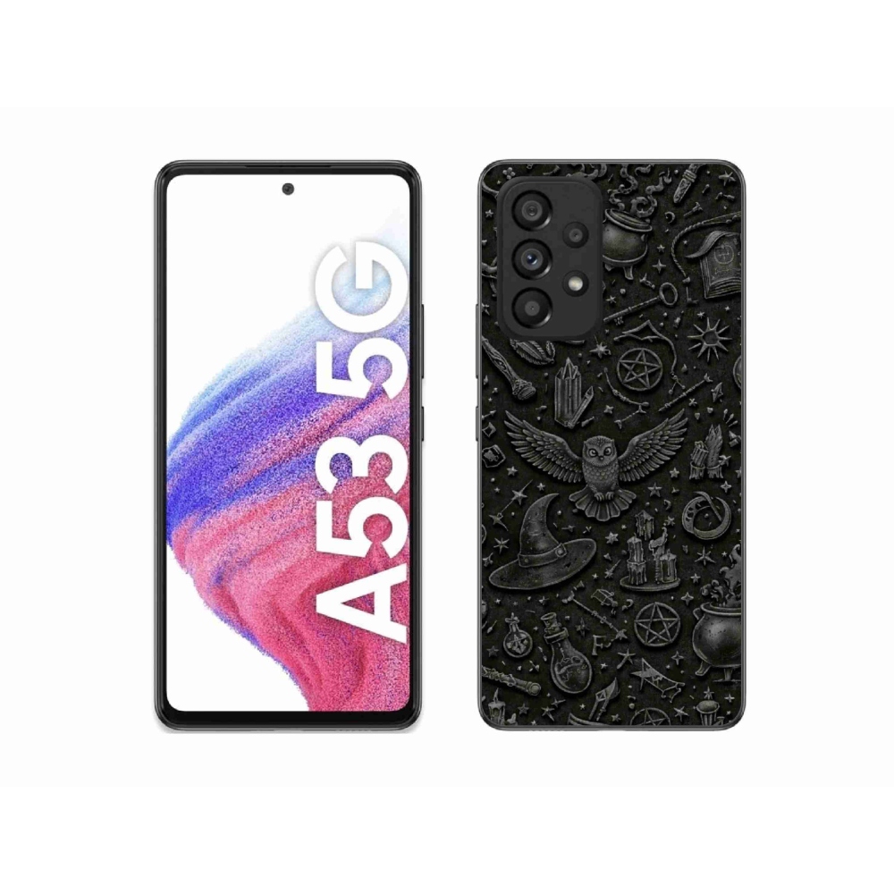 Gélový kryt mmCase na Samsung Galaxy A53 5G - tmavý magický svet