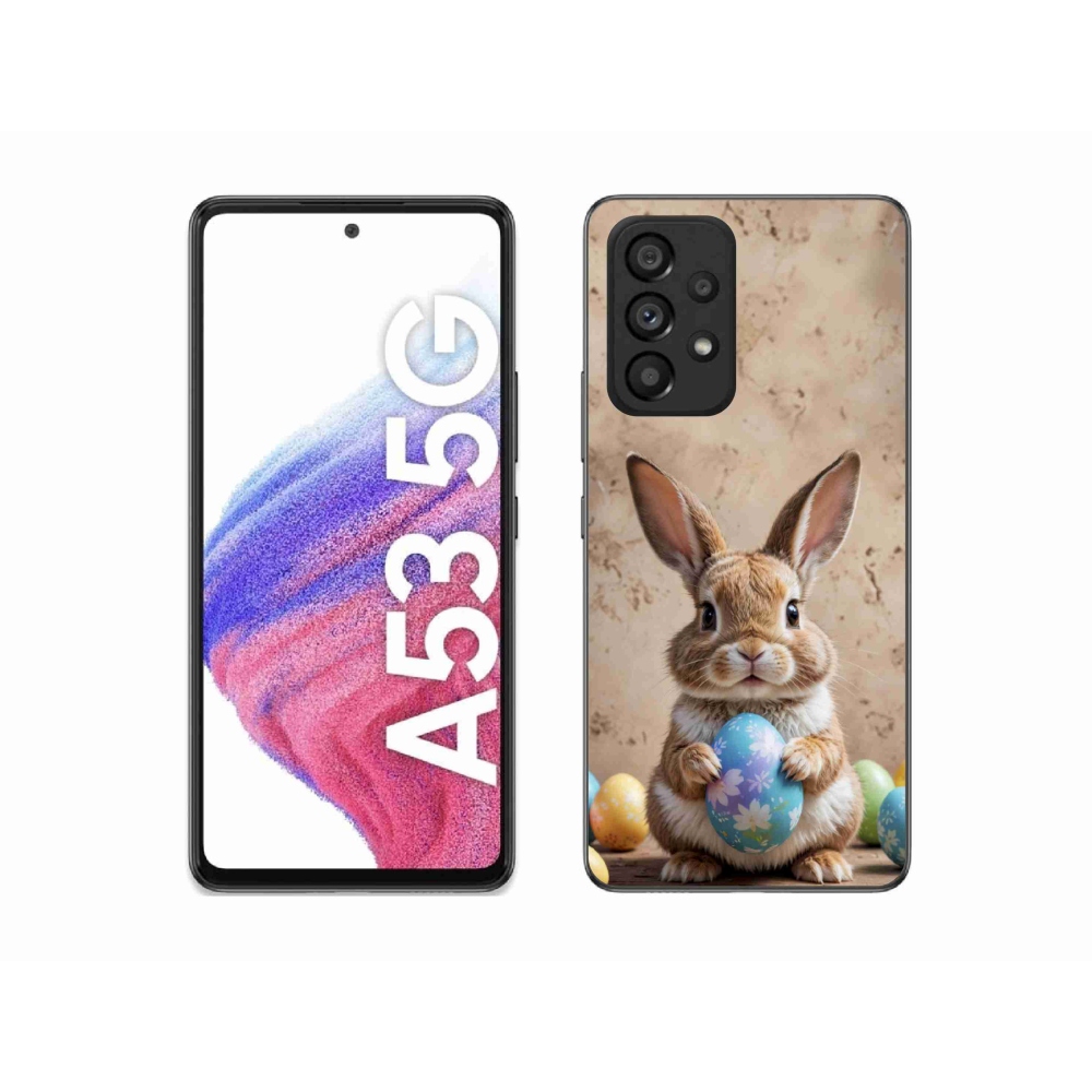 Gélový kryt mmCase na Samsung Galaxy A53 5G - veľkonočný zajačik