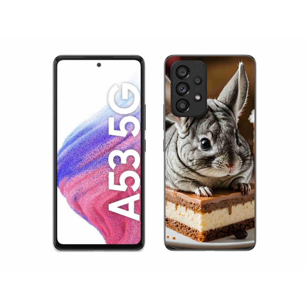 Gélový kryt mmCase na Samsung Galaxy A53 - činčila