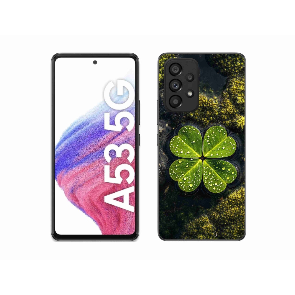 Gélový kryt mmCase na Samsung Galaxy A53 - štvorlístok