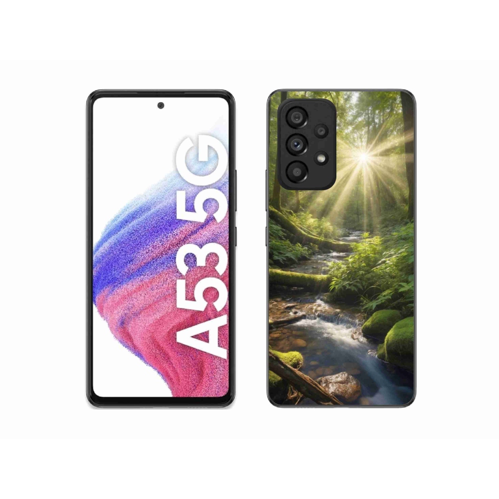 Gélový kryt mmCase na Samsung Galaxy A53 - hlbina lesa