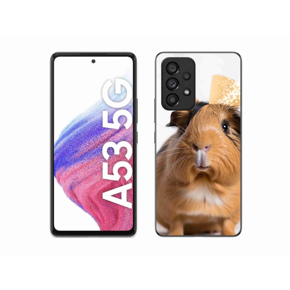 Gélový kryt mmCase na Samsung Galaxy A53 - hnedé morča