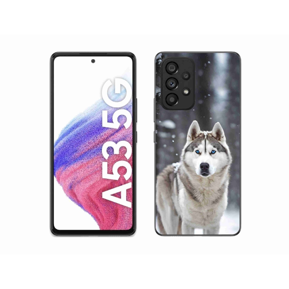 Gélový kryt mmCase na Samsung Galaxy A53 - husky 2