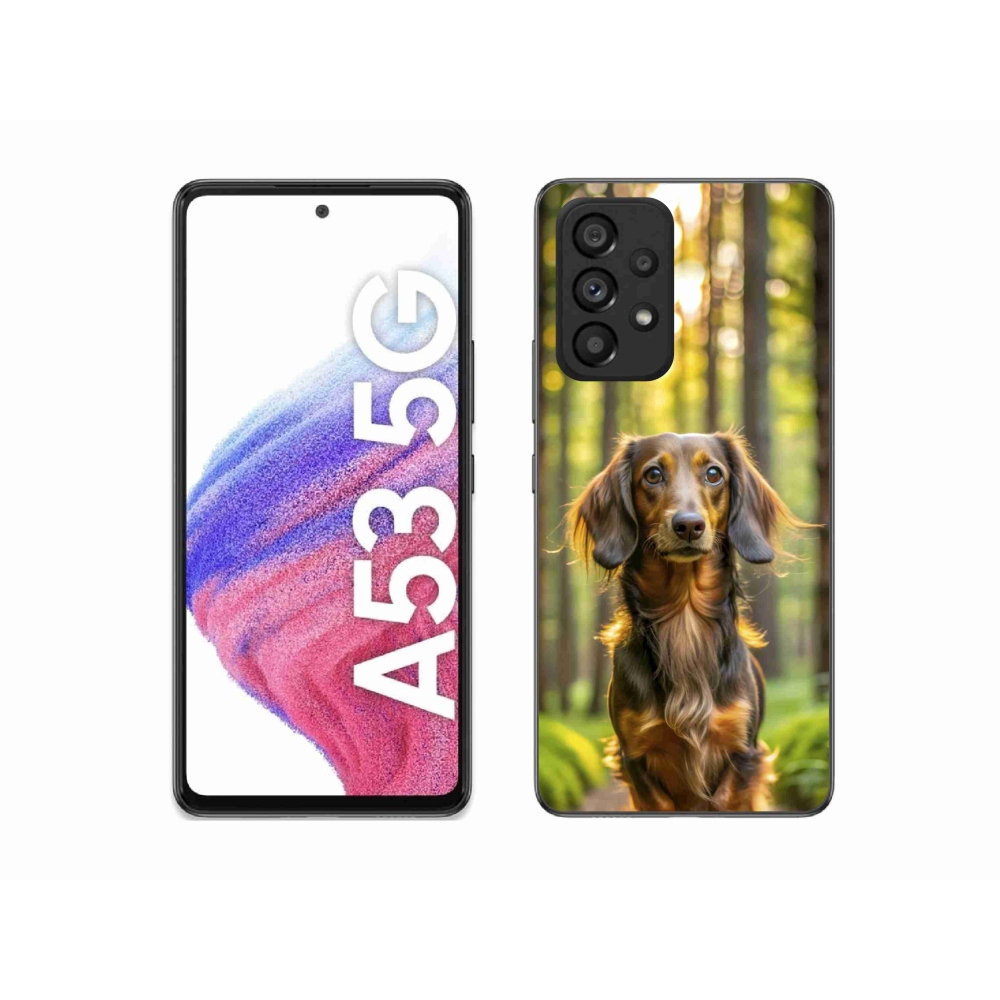 Gélový kryt mmCase na Samsung Galaxy A53 - jazvečík 4