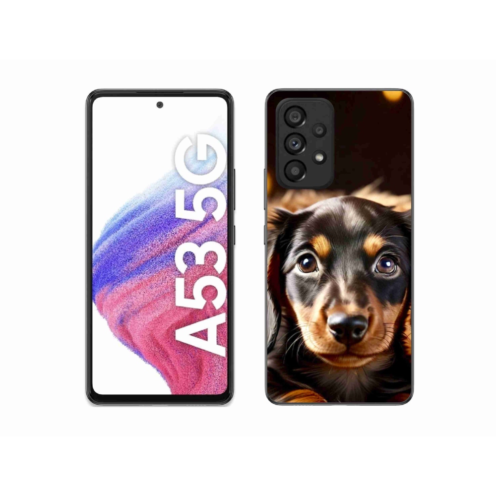 Gélový kryt mmCase na Samsung Galaxy A53 - jazvečík