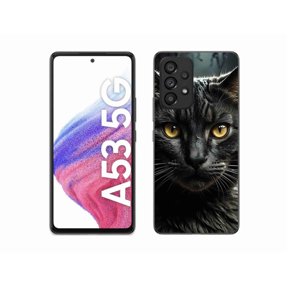Gélový kryt mmCase na Samsung Galaxy A53 - mačacie pohľad 3